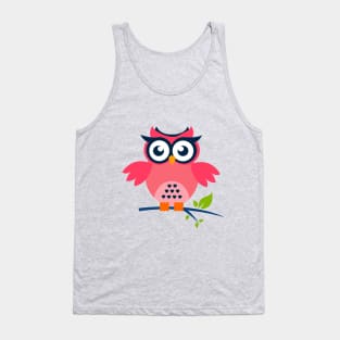 Cute baby owl T-shirts Tank Top